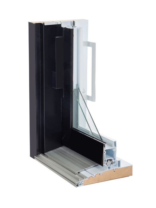 Porte Patio NOVATECH Hybride noir