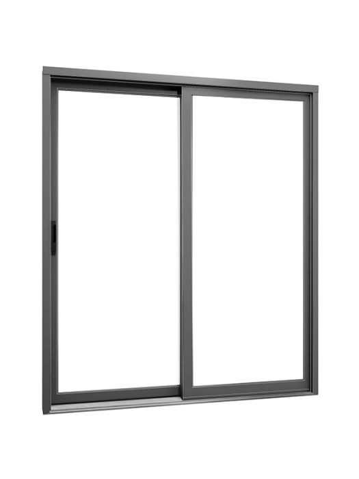 Porte Patio NOVATECH Hybride noir, 6' x 8'